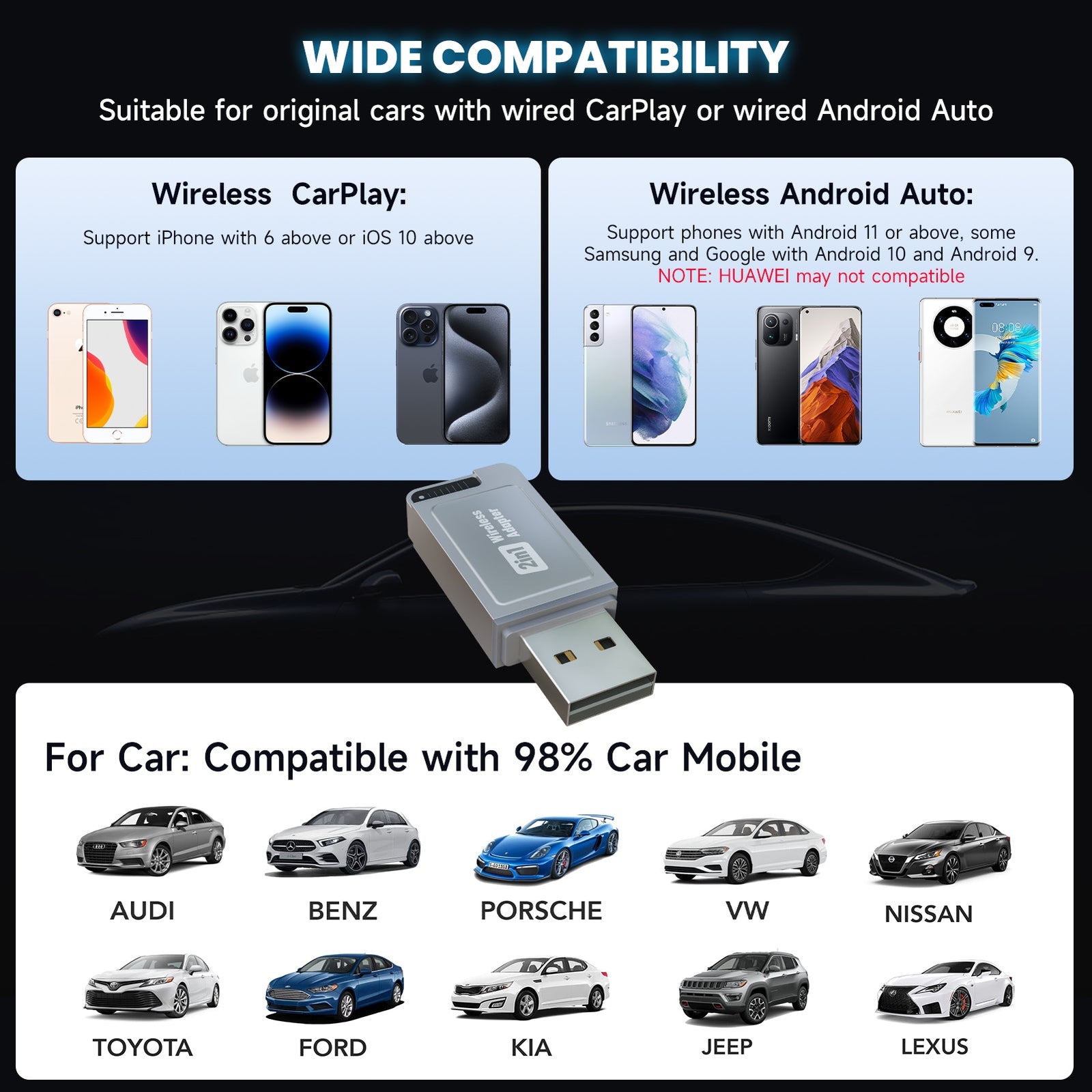 Compatible with 800+ Car Models – Is Yours on the List? 🔍
