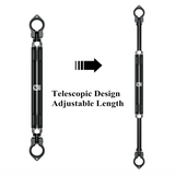 22mm Aluminum Alloy Motorcycle Balance Bar Crossbar Handlebar（black）
