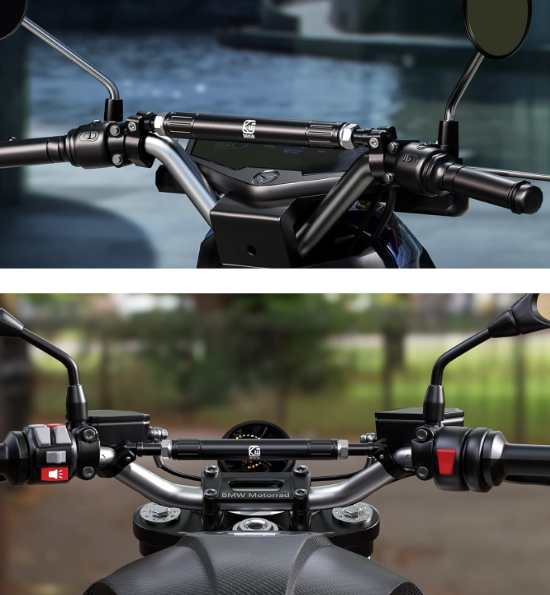 22mm Aluminum Alloy Motorcycle Balance Bar Crossbar Handlebar（black）