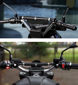 22mm Aluminum Alloy Motorcycle Balance Bar Crossbar Handlebar（black）