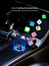 Spedal 322M Wireless CarPlay & Android Auto Adapter, Fast Plug-and-Play, No Delay