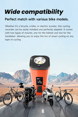 Multi-functional Bike Light with GPS Speed Display & 1080P Camera & App 64G Card