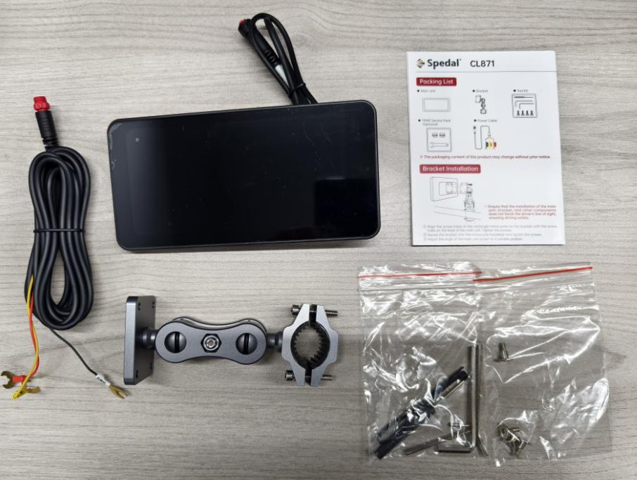 NaviCam CL871-6.25 Inch Portable Mototorcycl Wireless Apple