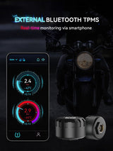 Spedal M04 Motorcycle Tire Pressure Monitoring System, Bluetooth TPMS for Motorcycles,Waterproof Wireless TPMS (2)
