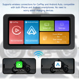 Spedal CL871P- 6.25" Motorcycle CarPlay ＆ Android Auto Screen Quick-Release Anti-Theft Mount +TPMS & Full Body Waterproof, GPS