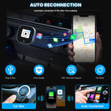 Spedal CL322-2 in 1 Wireless CarPlay Adapter, Plug & Plug Auto Connect No Delay