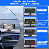 A11pro-Backup View Radar Camera IP68 Waterproof Night Vision HD and 170° Super Wide Angle Reverse Rear View Backup Camera(Black)