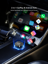 Spedal 323-6 Wireless CarPlay Adapter & Android Auto Dongle, for iPhone & A