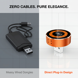 4-in-1 Wireless CarPlay Adapter of Apple CarPlay, Android Auto, AirPlay and MirrorLink screen mirroring functions