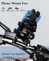 Motorcycle Phone Holder with Vibration Dampener Anti-Shock