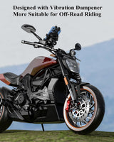 Motorcycle Phone Holder with Vibration Dampener Anti-Shock