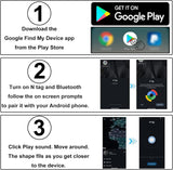 Android Smart Tags Bluetooth Tracker – 2/4-Pack , Works with Google Find My Device, Locator for Keys, Wallet Luggage For Android