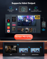 Spedal Netflix CarPlay Adapter | Wireless Car Play Smart Box with YouTube, HDMI Output, Dual WiFi, USB Media Player & OTA Upgrade | Car Video Entertainment Box for Wired CarPlay