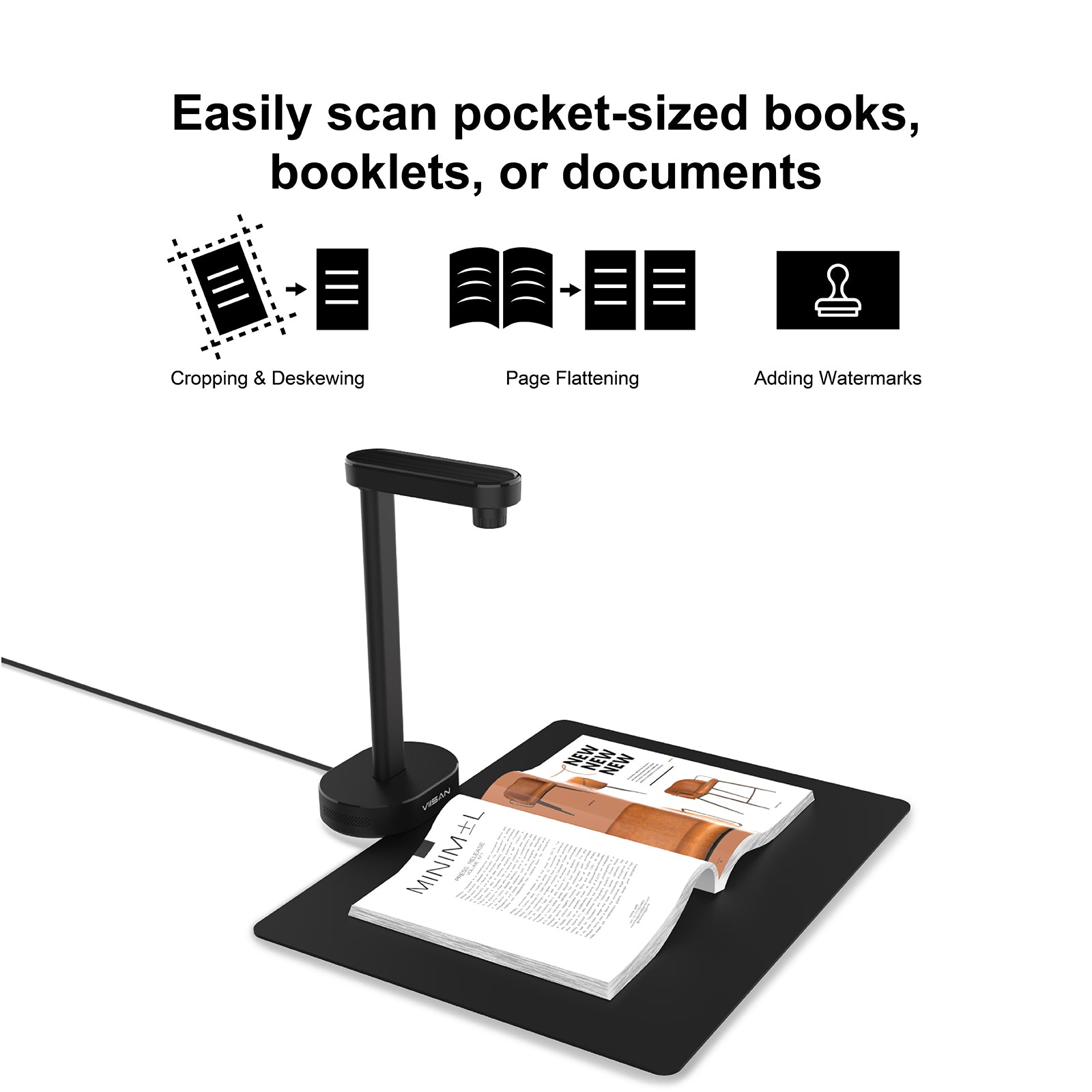 定価10万超】Book Scanner BS2200M 分厚い本も切らずに1秒でデータ化