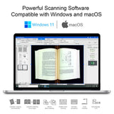 VIISAN S21 Large Format Book & Document Scanner, Capture Size A2/A3, 26MP USB Document Camera with Auto-Flatten, Fingerprint Removal Technologies, Multi-Language OCR, Compatible with Windows & macOS