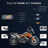 NaviCam CL876- 6.86" Multifunction Motorcycle GPS /Motorcycle Cameras