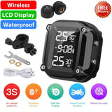 Motorcycle Tire Pressure Monitor System Waterproof -TPMS*2