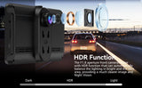 CL796N - Portable Car Stereo Wired Apple Carplay Android Auto with Dashcam