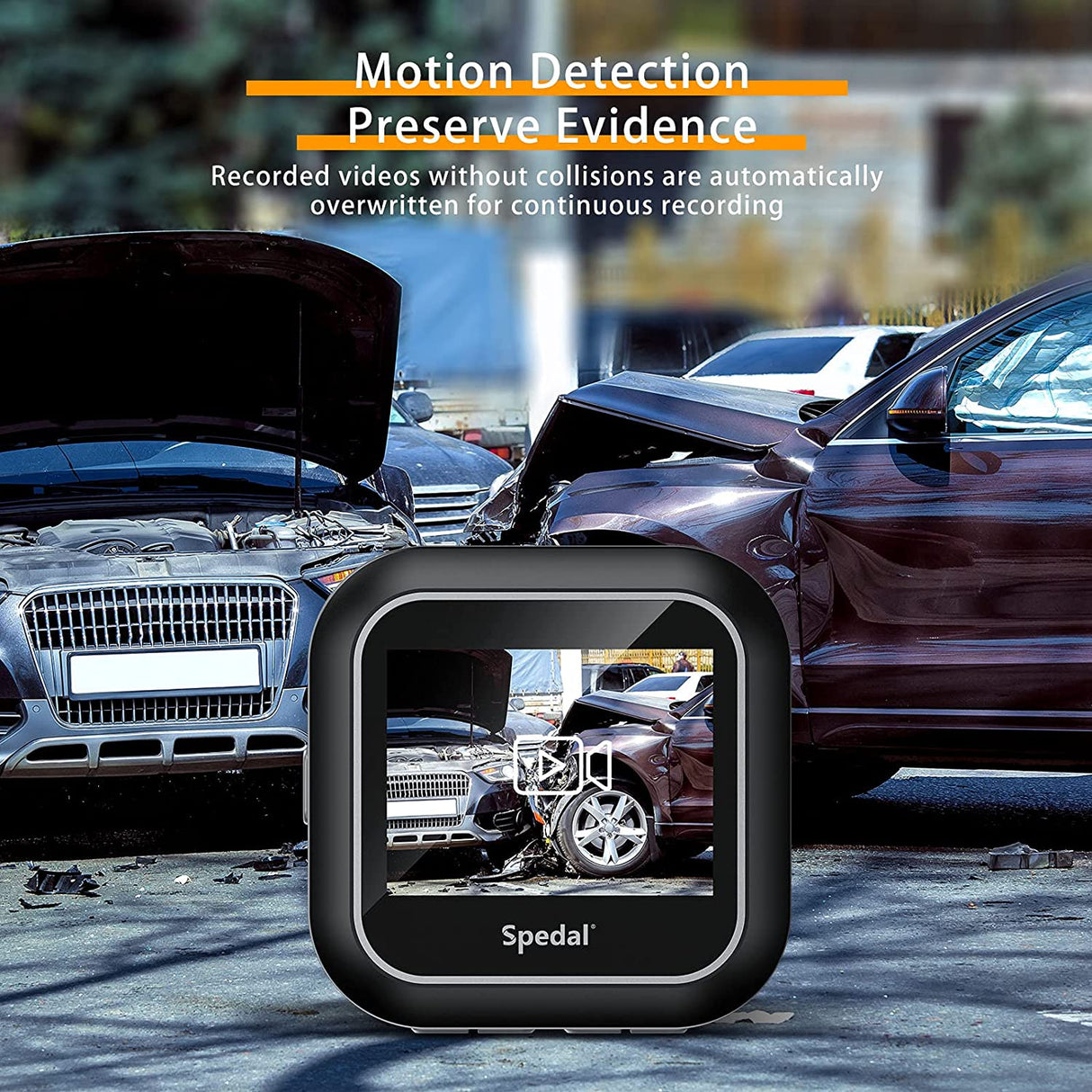 C326-Dash Cam 2K Full HD Car Camera 2560x1440P HD Record Super Night Vision