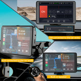 CL796N - Portable Car Stereo Wired Apple Carplay Android Auto with Dashcam